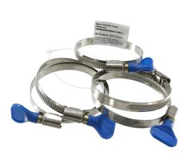 Хомут бабочка РОССНА 50х70 мм 2 3/4"" нержавеющая сталь, винт, 5 шт. Р860701 DIY 