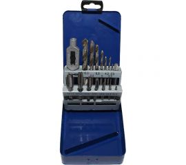 Резьбонарезной набор CNIC из 7 метчиков М3-М12 и 7 сверл d2.5-d10.3 в мет.ф.15 поз.SM015-1 65511 