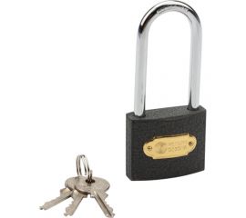 Навесной замок ЧЕТЫРЕ СЕЗОНА Чугун 50 мм, длинная дужка 79-0025 