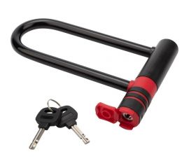 U-образный замок для велосипедов и колясок Четыре сезона 15x21 см, черный 79-0400 