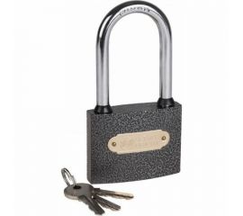 Навесной замок ЧЕТЫРЕ СЕЗОНА Чугун 75 мм, длинная дужка 79-0027 