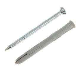 Универсальный фасадный дюбель с шурупом Fischer FUR 10 x 80 T пакет 127116 