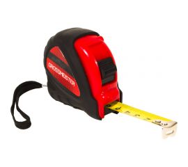 Рулетка GROSSMEISTER 2К резинопластиковый корпус, 5м*19мм 009003002 