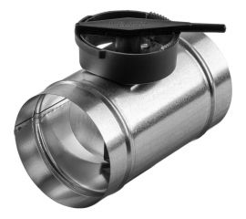 Дроссель-клапан оцинкованный для воздуховодов 125 мм ORE 4607122243092 