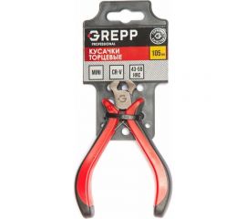 Торцевые кусачки мини Ladina GREPP никелированные, авторазжим, двухкомпонентная рукоятка, 105 мм 205-126 