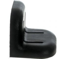 Мебельный уголок с декор. накладкой Левша 28x28х28, черный, 4 шт. У8-5139.Ч 