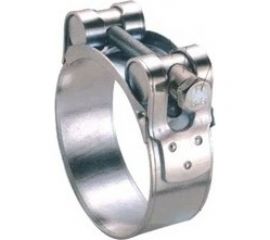 Одноболтовый силовой хомут NOVOCRAFT 36-39 мм, цинк, уп. 10 шт. RZN036039010 