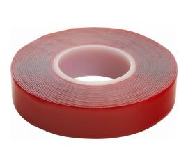 Двусторонняя клейкая лента ZeepDeep прозрачный с красной защитной лентой, ширина 10 мм, длина 25 м 865379 