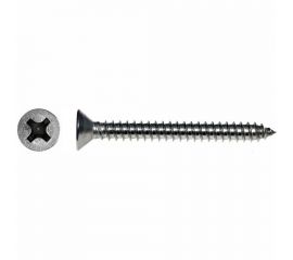 Саморез КРЕП-КОМП потай нержавейка PH DIN 7982 А2, универсал 4,8х60 200 шт. спн4860 