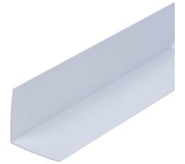 Пластиковый отделочный уголок СХТ ПВХ, 40х40, белый, 2,7 м УгПл006 