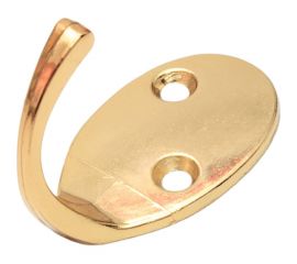 1-рожковый крючок СКОБЯНОЙ мод. 55, золото 007438 