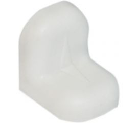 Уголок с заглушкой MFK-TORG 20х20х16х1.2 белый 1 20 20 1 