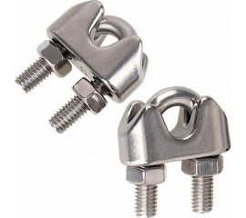 Канатный зажим КРЕП-КОМП нержавейка А2, DIN 741, М6 20 шт. зкн6м 