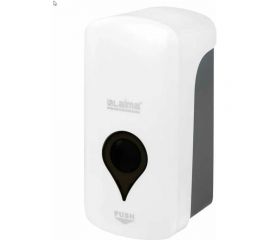 Дозатор для жидкого мыла LAIMA ULTRA PROFESSIONAL наливной, 1 л, белый, ABS-пластик 606831 