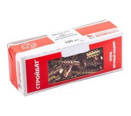 Дюбель для газобетона Стройбат метал. 6x32 цинк 100 шт. 357360 