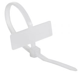 Хомут под маркер REXANT nylon 100 мм 100 шт белый 07-0106 
