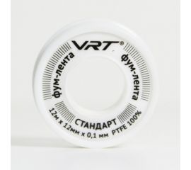 ФУМ лента для воды VRT 12 мм х 0,1 мм х 12 м 530753 