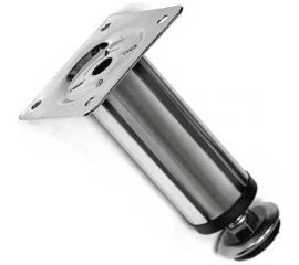 Мебельная ножка MFK-TORG регулируемая, диаметр 32 мм, высота 10 см, хром 08 01 001 3210 Х 