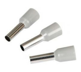 Наконечник-гильза HLT Ншви 0.5 мм2 с изолированным фланцем белый Е0508 упаковка 100 шт 084-04-99,084-04-099 4670042794029 