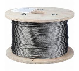 Трос для растяжки КРЕП-КОМП нержавейка ART 8379 7x7 А2 3 мм, 250 метров трн3 