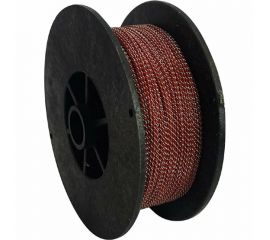 Пломбировочная проволока ТПК Технологии Контроля нейлон+нержавейка, 0.8/100м (красная) 24183 