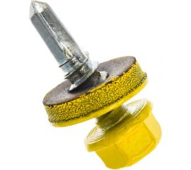 Кровельный саморез Kenner 5,5х19 RAL1018 жёлтый 300шт ск55191018ф 