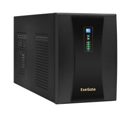 Источник бесперебойного питания ExeGate SpecialPro UNB-3000.LED.AVR.2SH.4C13.RJ.USB 3000VA/1800W, 2Sch/4C13,RJ45/11,USB, металлический корпус, Black 292615 
