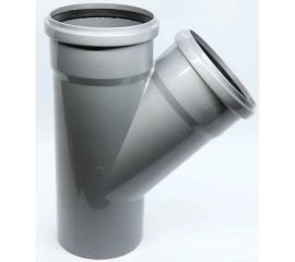 Тройник Flextron D 110 мм 45 градусов, для внутренней канализации 139832 