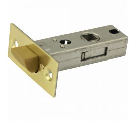 Межкомнатная пластиковая защелка Вантаж мат. золото Р45SB 