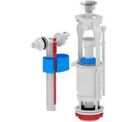 Арматура для бачка АНИ Пласт хром, кнопка 1 режим эконом WC6050M 023-2653 