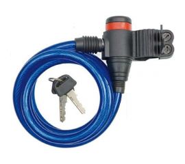 Замок велосипедный VOREL 10 мм Х 1800 мм 77835 