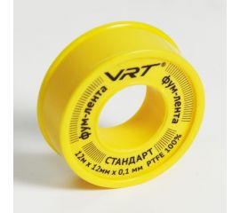 ФУМ лента для газа VRT 12 мм х 0,1 мм х 12 м 530755 