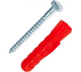 Набор для крепления ВИРТУОЗ дюбель 14х70, шуруп 10х80 шестигранная головка, 2 шт. 00453 