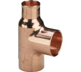 Тройник Viega медь DN 22х18х22 101497 