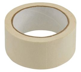 Малярная клейкая лента Кордленд белая, 48 мм, 100 мкм, 20 м SCO-00332 