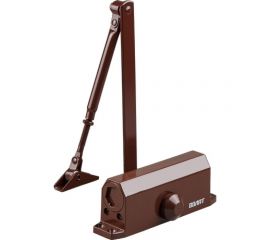 Дверной доводчик ВОЛАТ гидравлический, морозостойкий, 40-80 кг, коричневый 35021-80 