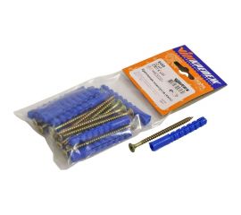 Набор крепления плинтусов VIPкрепеж 8/60 дюбель ежик 12шт/12шт 23014 VIP 