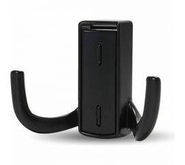 Мебельный крючок JET 397 двухрожковый, замак, черный/черный RZ397Z.002BL.BL99 