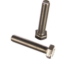 Болт с шестигранной головкой, с полной резьбой ЕВРОПАРТНЕР DIN 933 нержав. сталь, 12х60 мм, 2 шт. G2 1260 2 