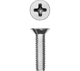 Винт ЗУБР DIN 965, M6 x 20 мм, 9 шт, кл. пр. 4.8, оцинкованный, 303116-06-020 