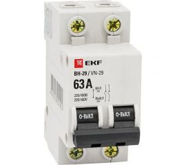 Выключатель нагрузки EKF 2P ВН-29 Basic 40А SQSL29-2-40-bas 