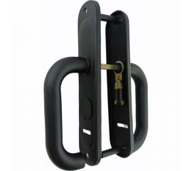 Противопожарная ручка на планке CRIT квадрат 8x8 мм, цвет черный P93-5858-Y/чш 05566 