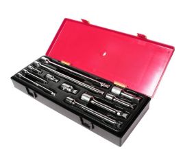 Набор плавающих удлинителей 15град. под ключ 1/4" 3/8" 1/2" в кейсе 11шт JTC-K1112 