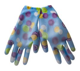 Садовые перчатки MasterProf, цветные, полиэстер с обливкой из нитрила, размер L ДС.070793 