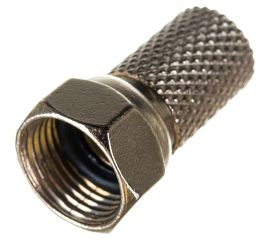 Антенный разъем штекер F для кабеля SAT PROCONNECT с резиновым уплотнителем, 5шт 05-4005-4-9 