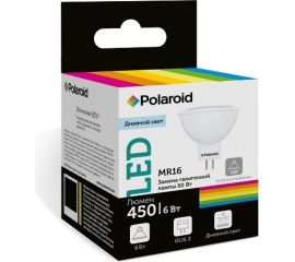 Светодиодная лампа Polaroid 220V MR16 6W 6500K GU5.3 450lm PL-MR1666 