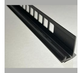 Профиль для плитки внутренний DECONIKA 8 мм 2.5 м 007-G Черный глянец Д-Пл8-В 007-G ЧЕР Г 