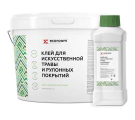Полиуретановый клей ECOROOM 2К для искусственной травы, 10 кг, комплект из 2-х частей: А+Б Е-PUКлей -16586 