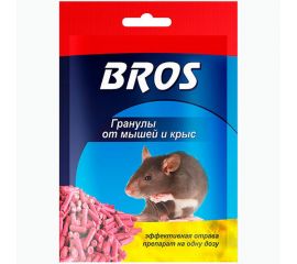 Гранулы от мышей и крыс BROS 90 г 706564 