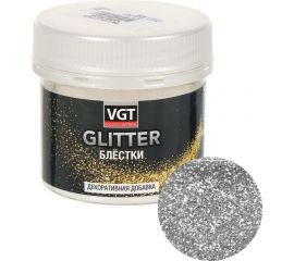 Сухие блёстки VGT PET GLITTER (серебро) 0,05 кг 11607575 